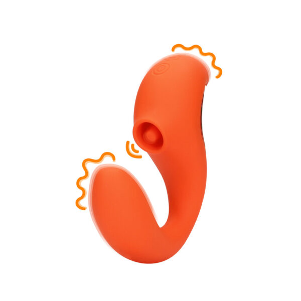 Loveline by Shots G-Punkt Vibrator mit klitoraler Puls Welle - Untamed Orange