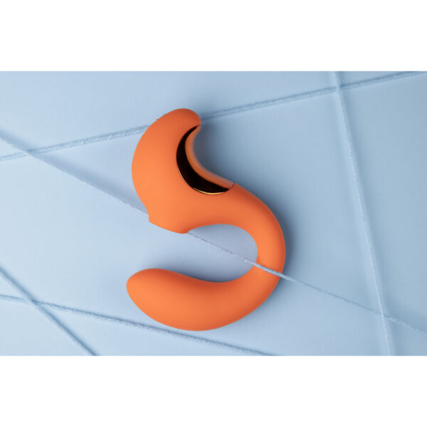 Loveline by Shots G-Punkt Vibrator mit klitoraler Puls Welle - Untamed Orange – Bild 6