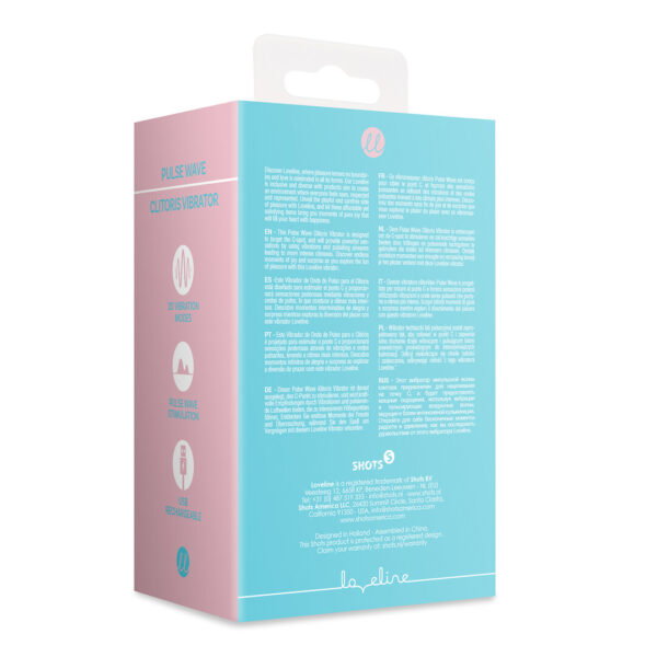 Loveline by Shots Puls Wellen Klitoris Vibrator - Arctic Blue – Bild 3