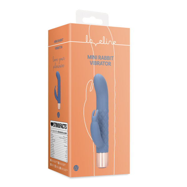 Loveline by Shots Mini Rabbit Vibrator - Blue Horizon – Bild 2