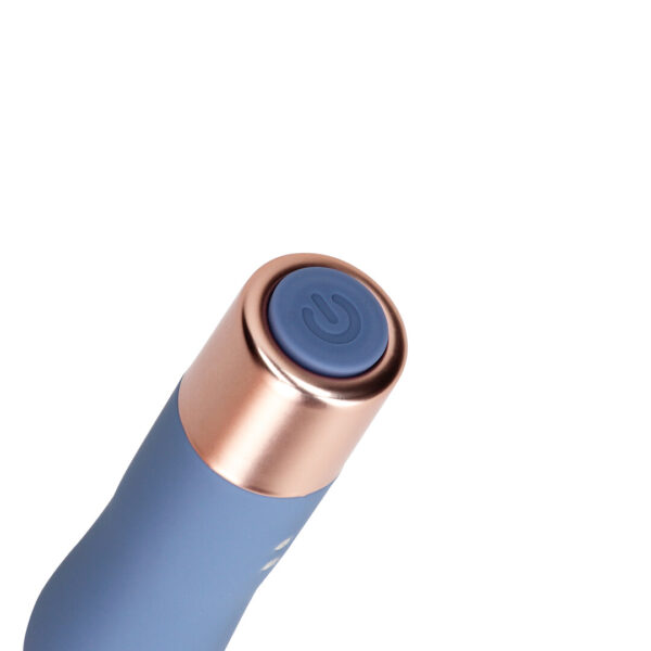 Loveline by Shots Mini Wand Vibrator - Blue Horizon – Bild 6