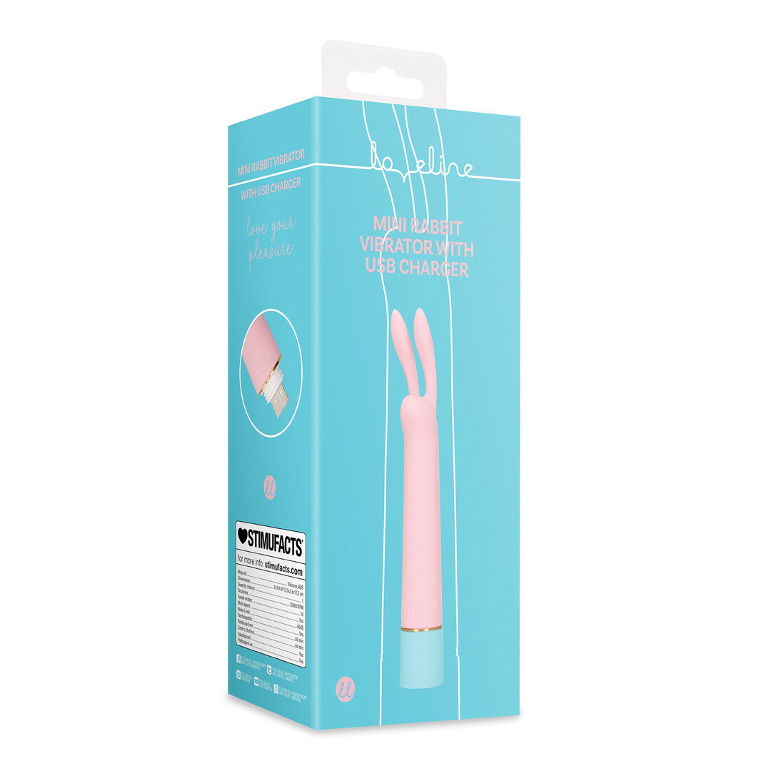 Loveline by Shots Mini Rabbit Vibrator mit USB Anschluss - Arctic Blue – Bild 2