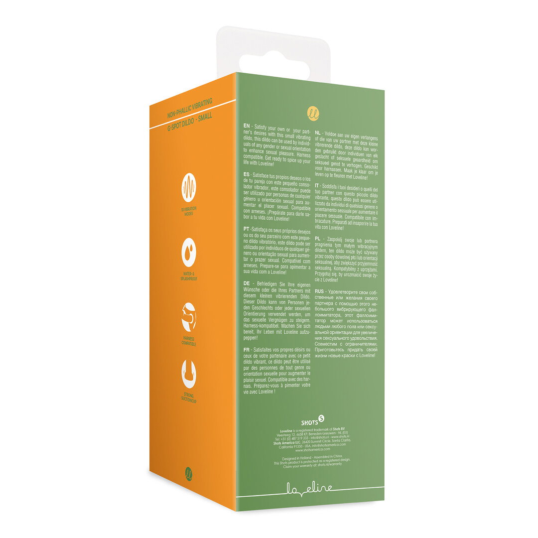 Loveline by Shots Nicht-phallischer Vibrationsdildo - Klein – Bild 3
