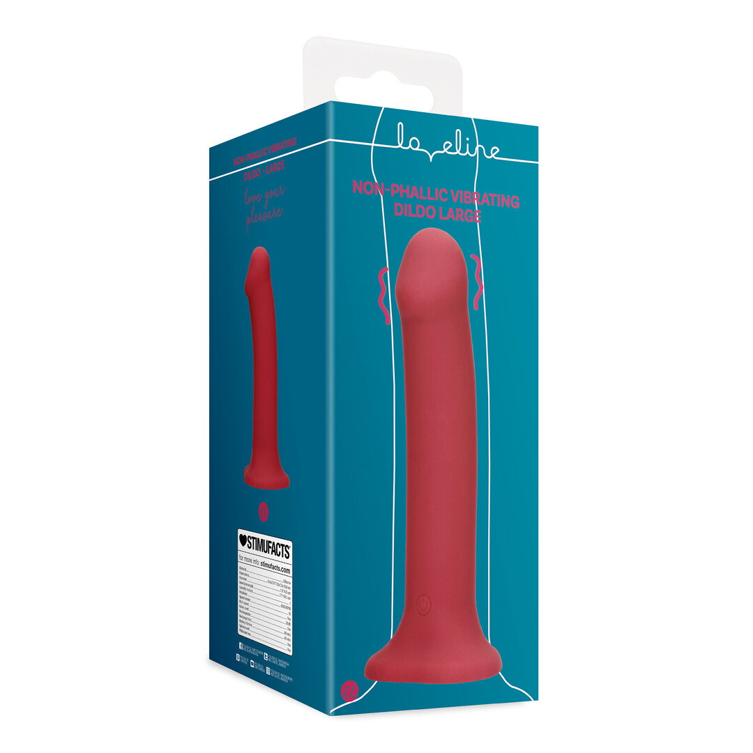 Loveline by Shots Nicht-phallischer Vibrationsdildo - Groß – Bild 2