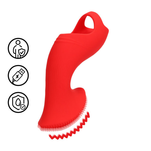 Loveline by Shots Strukturierter Finger-Vibrator