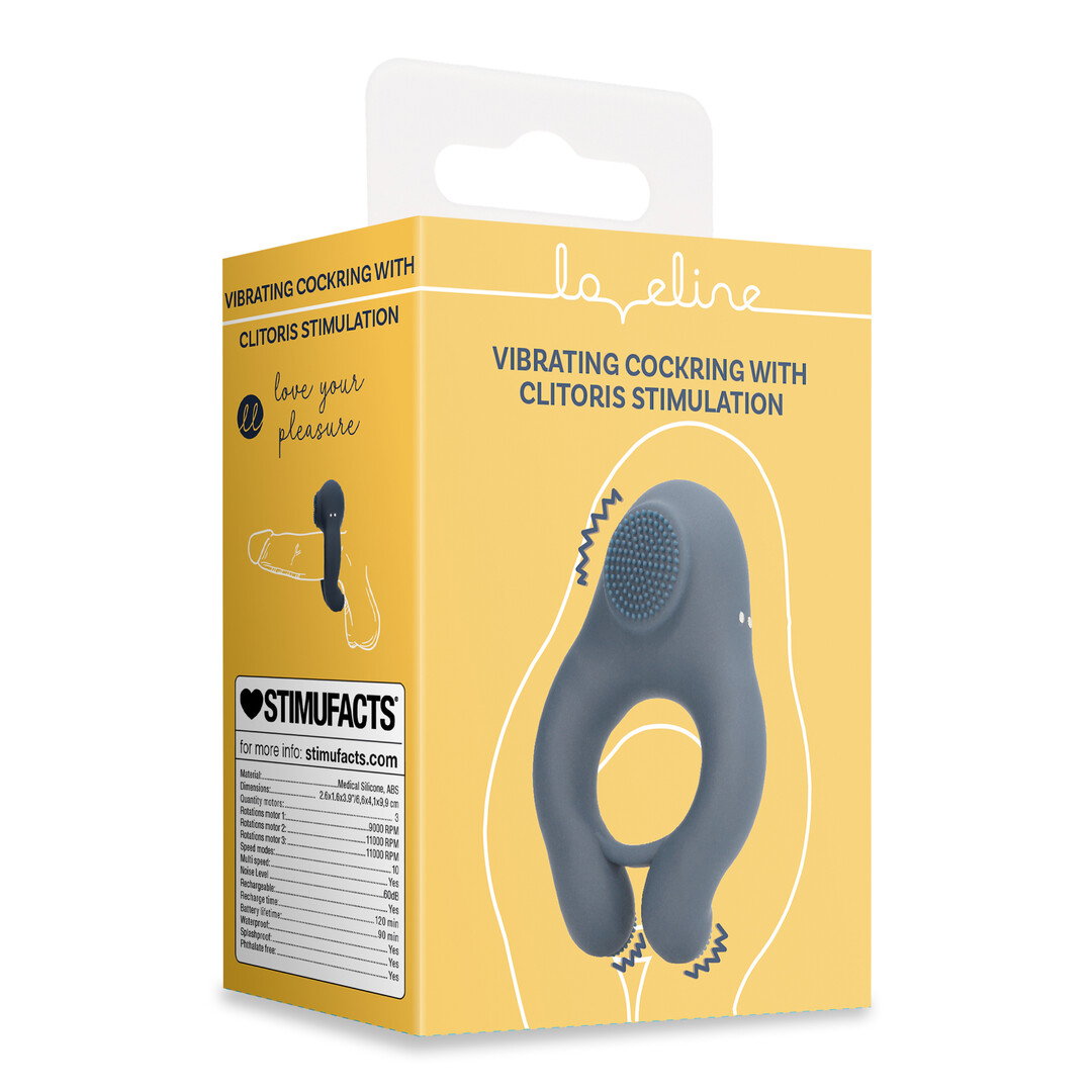Loveline by Shots Vibrations-Cockring mit Klitoris-Stimulation – Bild 2