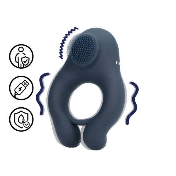 Loveline by Shots Vibrations-Cockring mit Klitoris-Stimulation