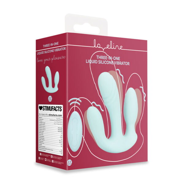 Loveline by Shots Dreifacher Flüssigsilikon-Vibrator – Bild 2