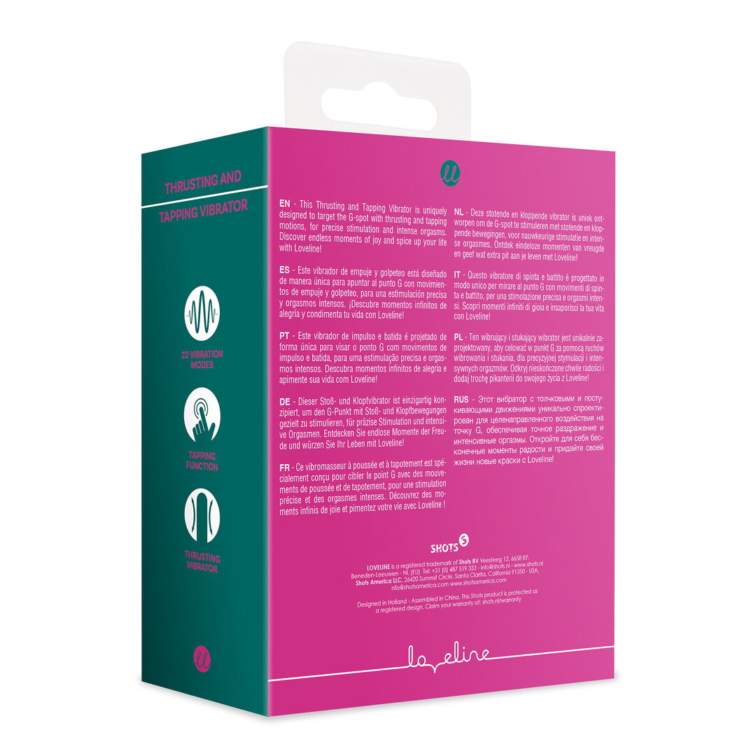 Loveline by Shots Stoß- und Klopfvibrator – Bild 3