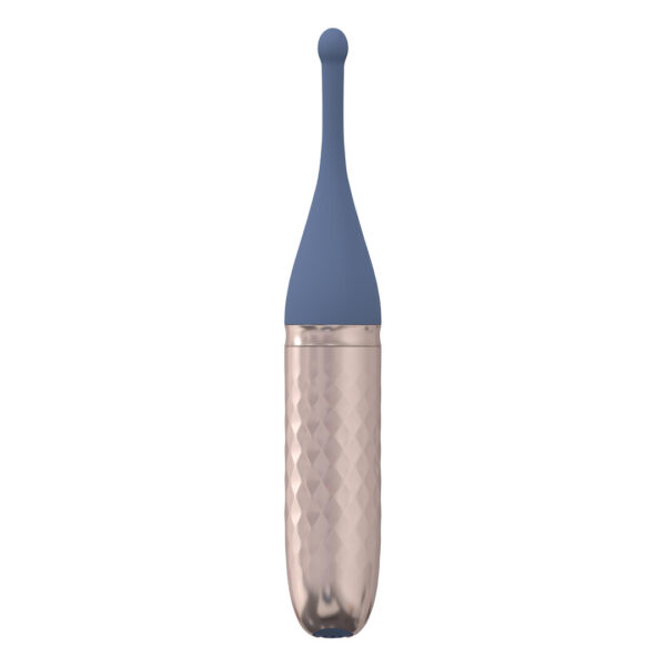 Loveline by Shots Der Thrill - 10 Speed Austauschbarer Vibrator - Blau – Bild 4