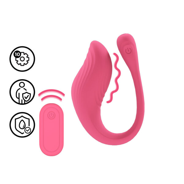 Loveline by Shots Vibrating G-Spot Vibe mit Fernbedienung - Pink