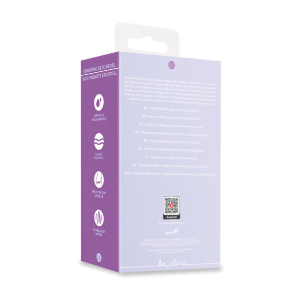 Loveline by Shots Vibrationsperlen Kegel mit Fernbedienung - Lavendel – Bild 3