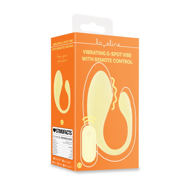 Alternative view of Loveline by Shots Vibrations-G-Punkt-Vibrator mit Fernbedienung - Gelb