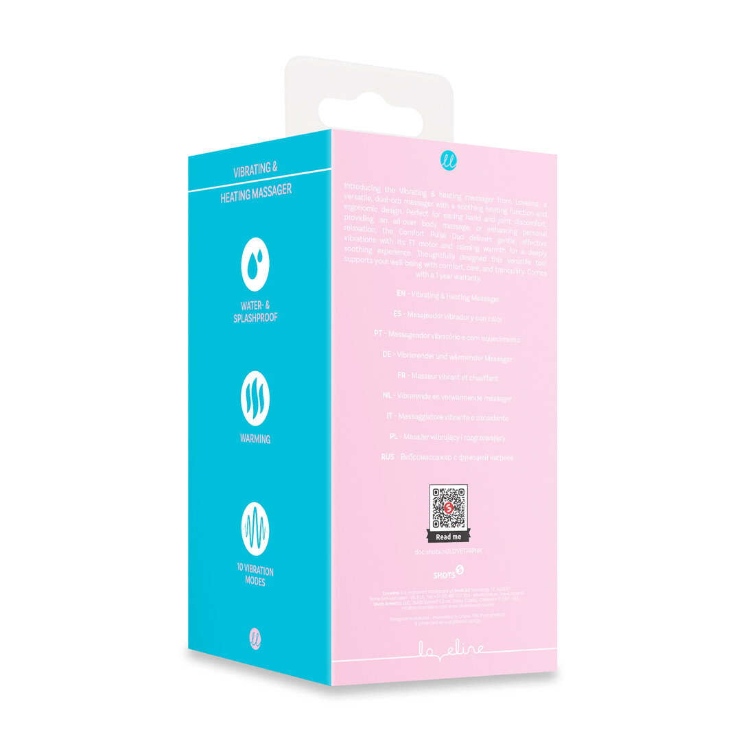 Loveline by Shots Vibrations- und Heizmassagegerät - Pink – Bild 3