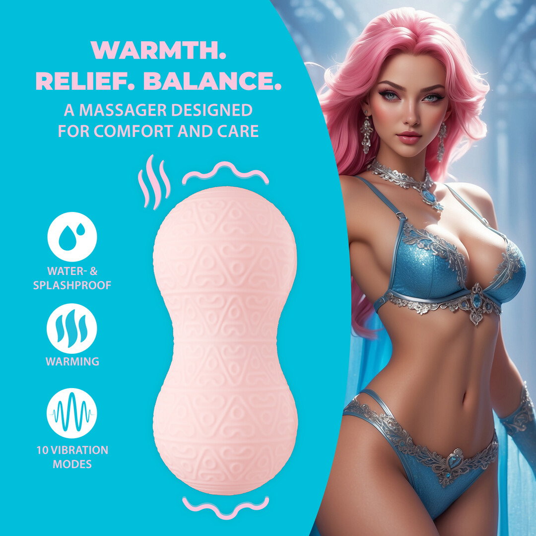 Loveline by Shots Vibrations- und Heizmassagegerät - Pink – Bild 5