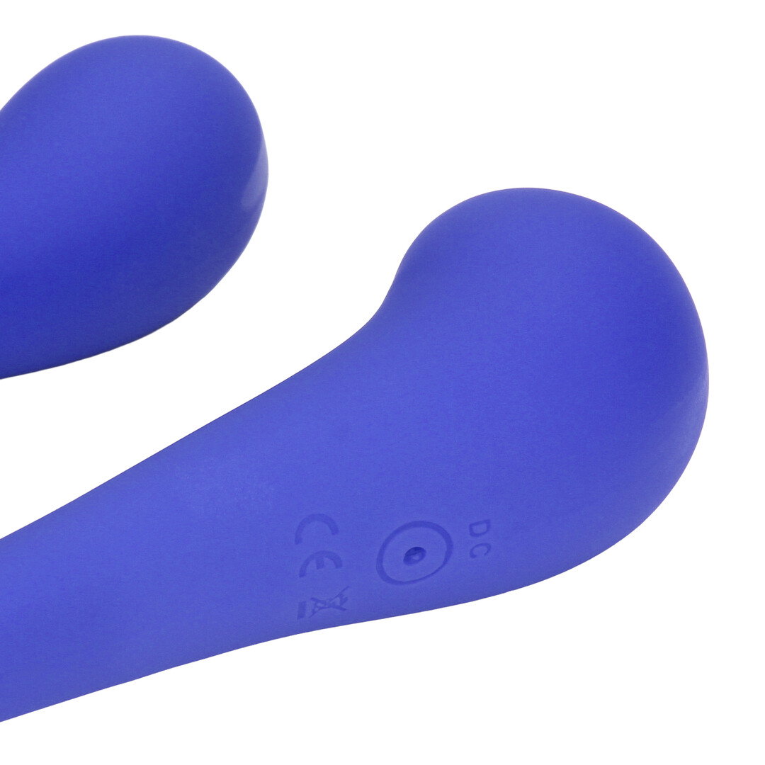 Loveline by Shots Doppelendiger Biegsamer Vibrator mit Fernbedienung - Lila – Bild 5