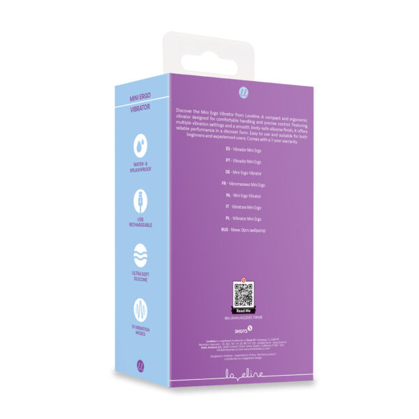 Loveline by Shots Mini Ergo Vibrator - Süße Amethyst – Bild 3