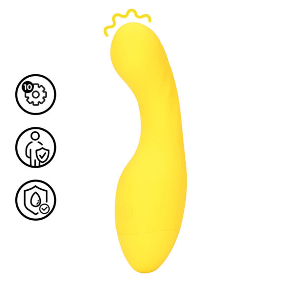 Loveline by Shots Mini gebogener Vibrator - Flirty Banana