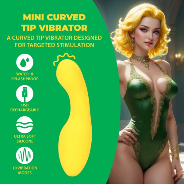Loveline by Shots Mini gebogener Vibrator - Flirty Banana – Bild 6