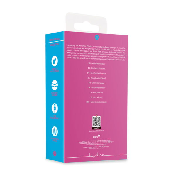 Loveline by Shots Mini Wand Vibrator - Pink – Bild 3