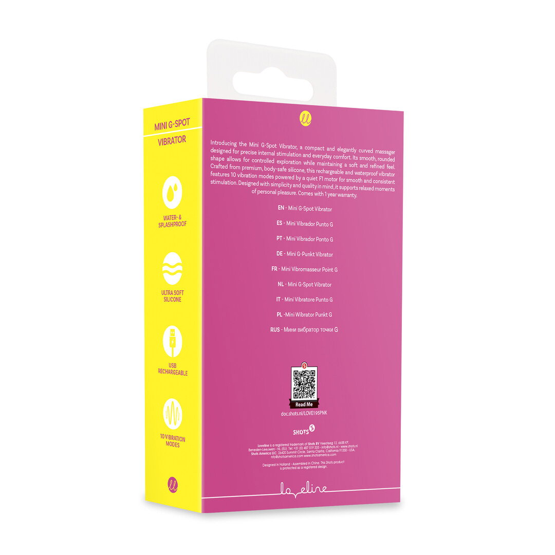 Loveline by Shots Mini G-Punkt Vibrator - Pink – Bild 3