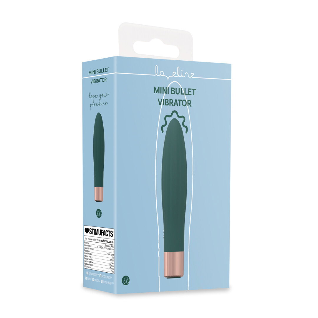 Loveline by Shots Mini Bullet Vibrator - Waldgrün – Bild 2