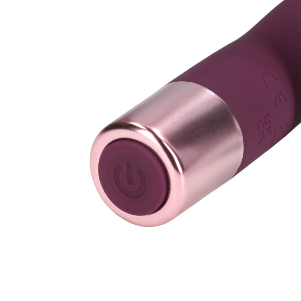 Loveline by Shots Mini Classic Wand Vibrator - Burgunderrot – Bild 5