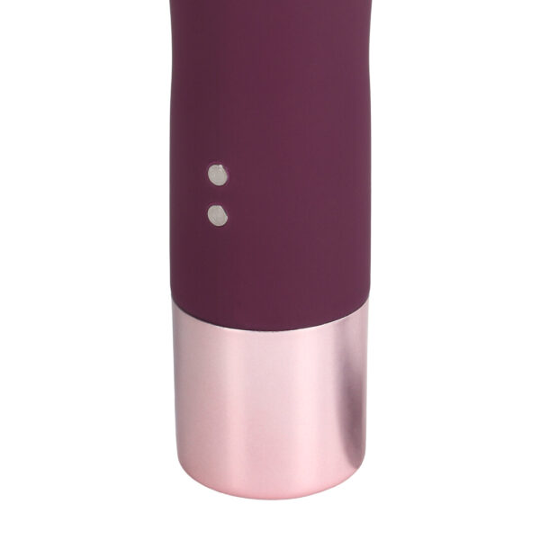 Loveline by Shots Mini Classic Wand Vibrator - Burgunderrot – Bild 6
