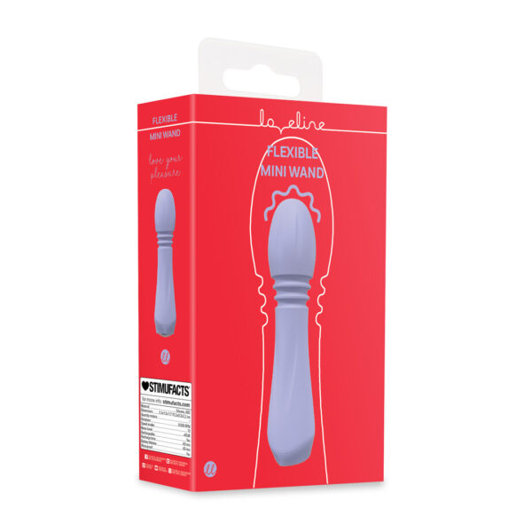 Loveline by Shots Mini Flexibler Wand Vibrator - Lavendel – Bild 2