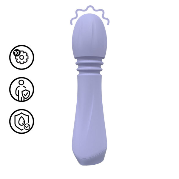 Loveline by Shots Mini Flexibler Wand Vibrator - Lavendel
