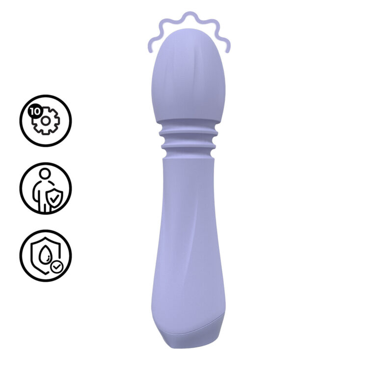 Loveline by Shots Mini Flexibler Wand Vibrator - Lavendel