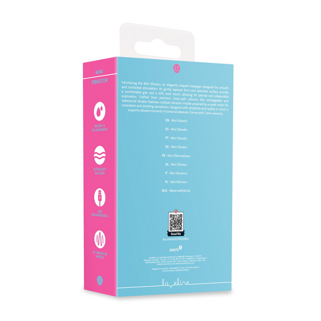 Loveline by Shots Mini-Vibrator - Blau – Bild 3