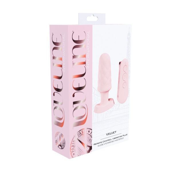 Alternative view of Loveline by Shots Velvet - Fernbedienung Vibrationsstecker - Pink