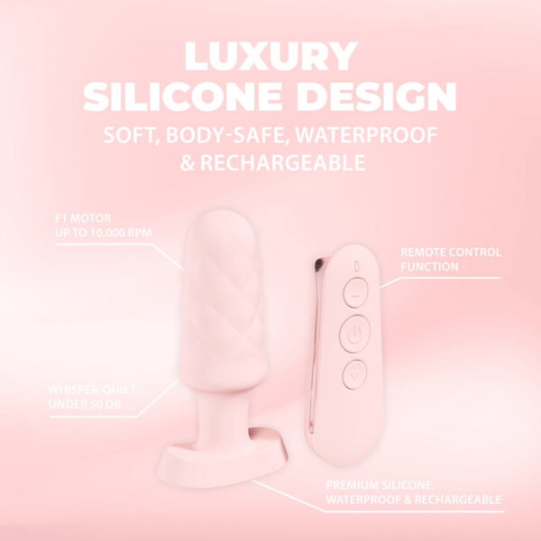 Loveline by Shots Velvet - Fernbedienung Vibrationsstecker - Pink – Bild 5