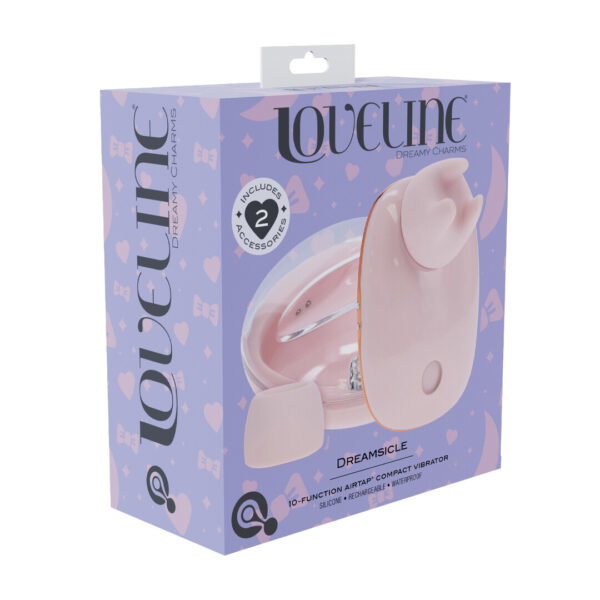 Alternative view of Loveline by Shots Dreamsicle - Kompakter AirTap Vibrator mit zwei Kopfaufsätzen