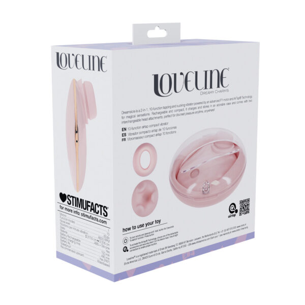 Loveline by Shots Dreamsicle - Kompakter AirTap Vibrator mit zwei Kopfaufsätzen – Bild 3
