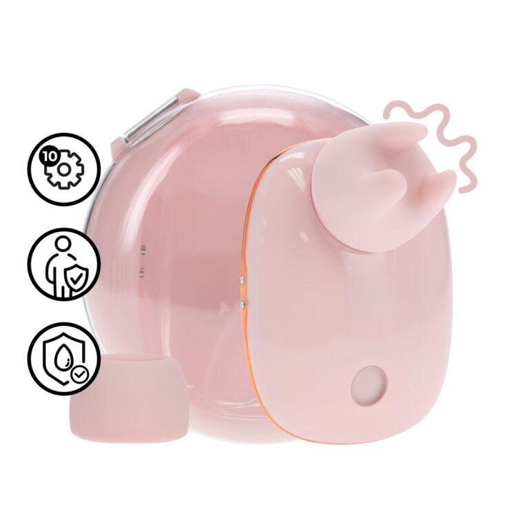 Loveline by Shots Dreamsicle - Kompakter AirTap Vibrator mit zwei Kopfaufsätzen