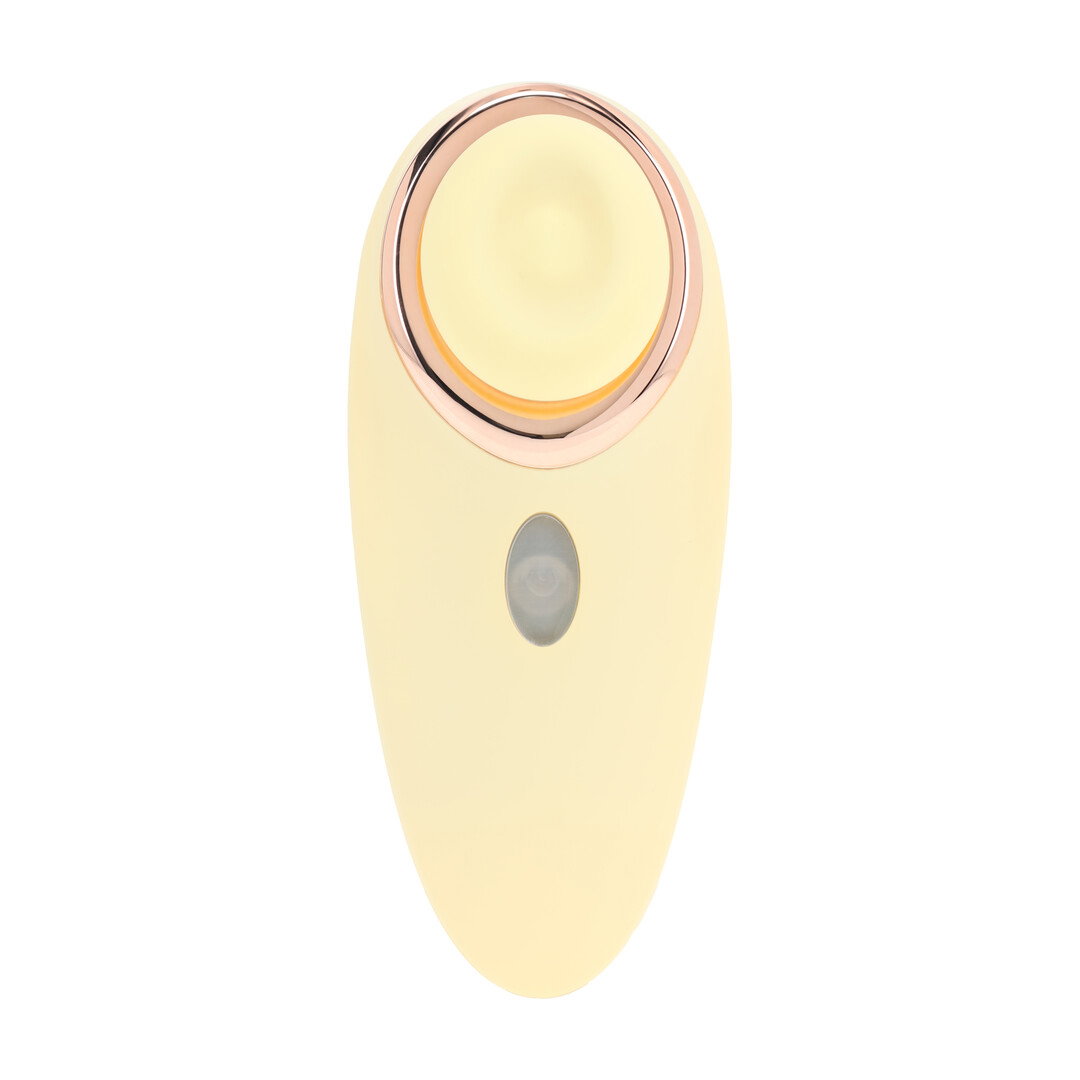 Loveline by Shots Aurie - AirTap Vibrator mit zwei Kopfaufsätzen - Gelb – Bild 4