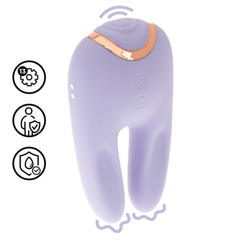 Loveline by Shots Bonnie - Doppelseitiger Klopf-Vibrator