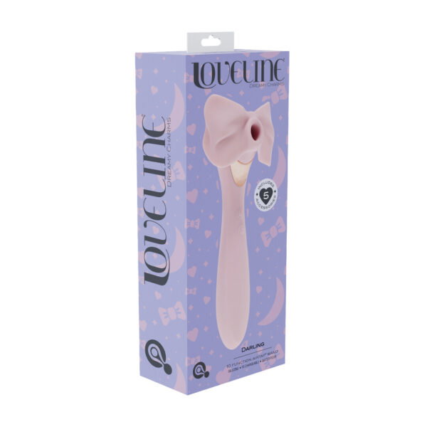 Alternative view of Loveline by Shots Darling - AirTap Wand Vibrator mit fünf Kopfaufsätzen