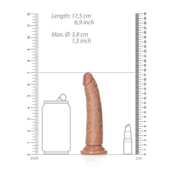 RealRock by Shots Slim realistischer Dildo mit Saugnapf – Bild 5