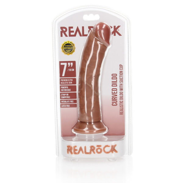 Alternative view of RealRock by Shots Kurviger realistischer Dildo mit Saugnapf - 7 / 18 cm