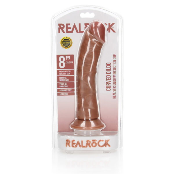 RealRock by Shots Kurviger realistischer Dildo mit Saugnapf – Bild 2