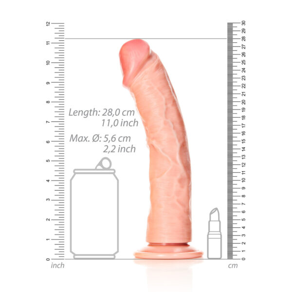 RealRock by Shots Bogener realistischer Dildo mit Saugnapf – Bild 5