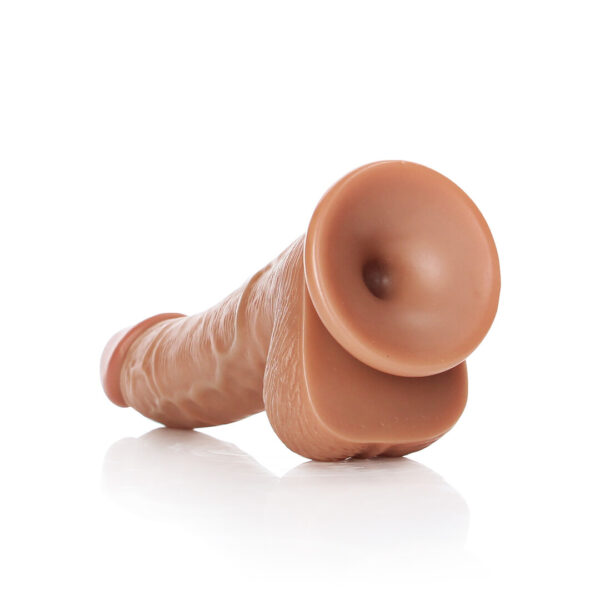 RealRock by Shots Gekrümmter realistischer Dildo mit Balls und Saugfuß – Bild 4