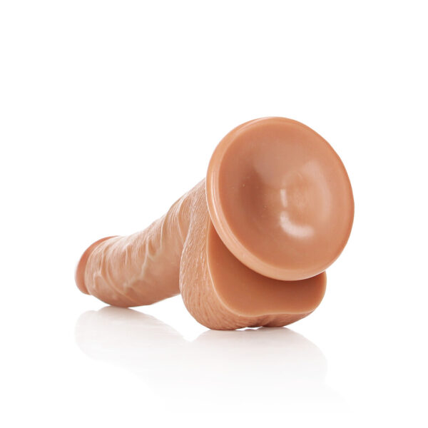 RealRock by Shots Gekrümmter realistischer Dildo mit Balls und Saugnapf – Bild 4