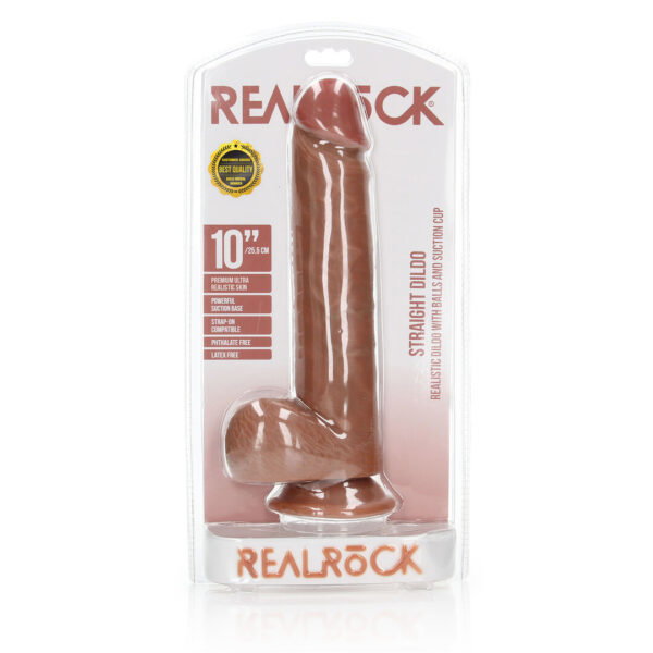 RealRock by Shots Gerader realistischer Dildo mit Ballen und Saugnapf – Bild 2