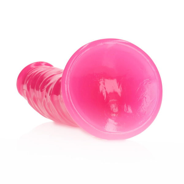 RealRock by Shots Schlanker realistischer Dildo mit Saugnapf - Leuchtet im Dunkeln – Bild 4