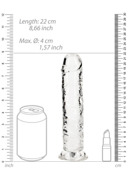 RealRock by Shots Gerader realistischer Dildo mit Saugnapf - 8'' / 20 – Bild 5