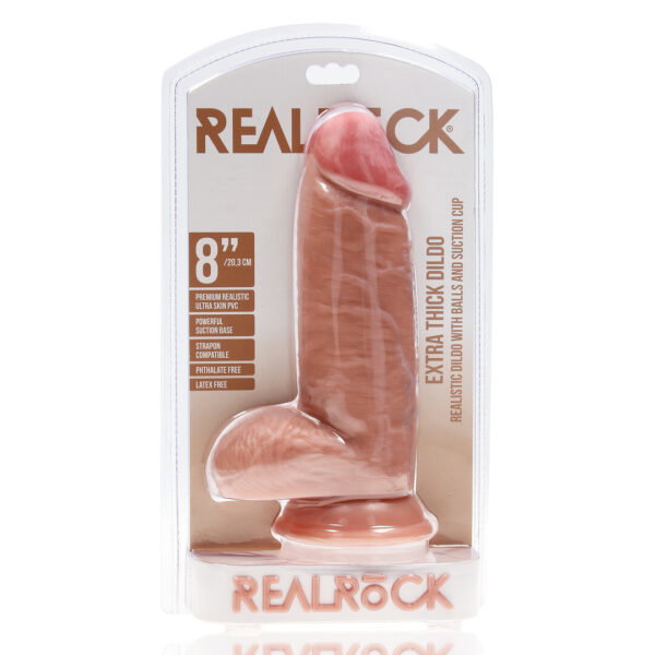 RealRock by Shots Extra Dick Gerade mit Kugeln 8 / 20,3 cm – Bild 2